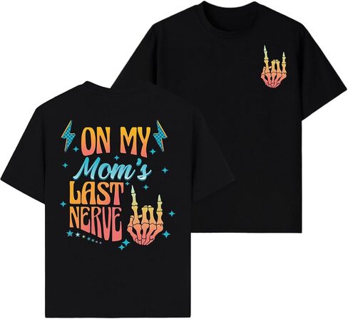 Boy's Graphic Tees Funny Sayings Shirts Skeleton Hands Slogan Humor T-Shirts for Kids Tween Casual Short Sleeve Tops in Saudi Arabia