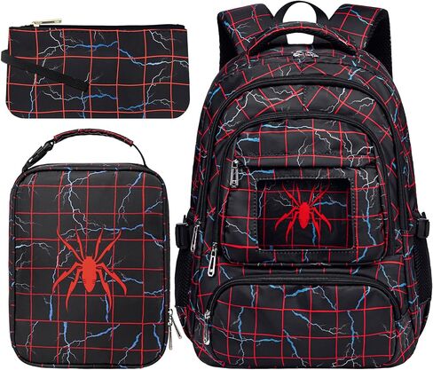 Kids Backpack for School With Lunch Box Boys Backpacks for Elementary Kindergarten Preschool Mochila Para Niños 6-8 10-12 4 5 6 7 8 9 10 11 12 in Saudi Arabia
