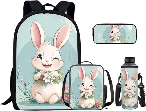 Star Axolotl Kids School Backpack for Girls Backpacks with Lunch Box Water Bottle Sleeve and Pencil Case 4 Piece Elementary Bookbags for Girls School Bags Lightweight Daypack in Saudi Arabia
