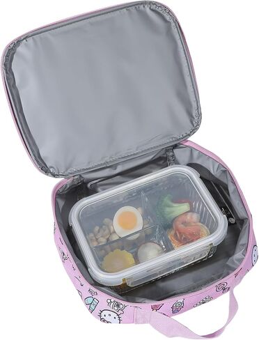 Bioworld Hello Kitty 2-Piece 16" Kids Clear Backpack & Lunch Box Set For School And Travel in Kuwait