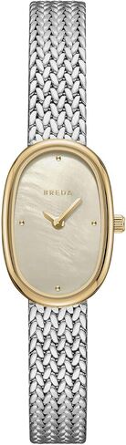 Breda 'Jane Tethered' Two Tone Gold and Metal Mesh Watch, 18MM in Saudi Arabia