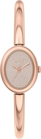 Michael Kors Women's Maude Three-Hand Rose Gold-Tone Stainless Steel Watch (Model: MK7594) in Saudi Arabia