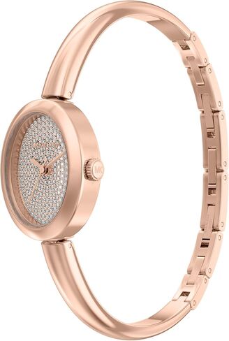Michael Kors Women's Maude Three-Hand Rose Gold-Tone Stainless Steel Watch (Model: MK7594) in Saudi Arabia