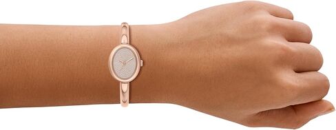 Michael Kors Women's Maude Three-Hand Rose Gold-Tone Stainless Steel Watch (Model: MK7594) in Saudi Arabia