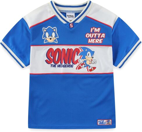 قميص شبكي للأولاد من SEGA Sonic the Hedgehog للأطفال الكبار in Kuwait
