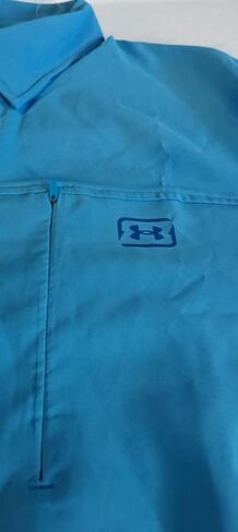 Under Armour Men's Shorebreak Hybrid Woven Long Sleeve T-Shirt XL Blue in Kuwait