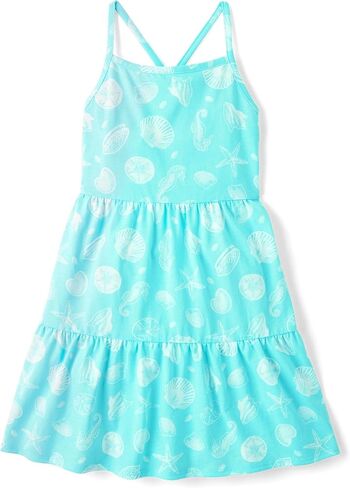 The Children's Place Girls' Casual Sleeveless Tiered Dresses in Kuwait