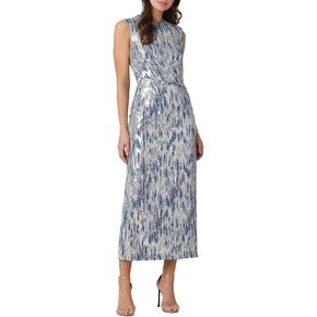 فستان Shoshanna منتصف الليل إيثاكا جاكار ألتا للسيدات in Kuwait