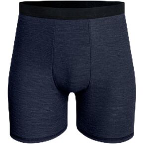 Arms of Andes AoA Men's Alpaca Wool Long Fit Boxers: 160 Ultralight | Navy Blue/M in Saudi Arabia