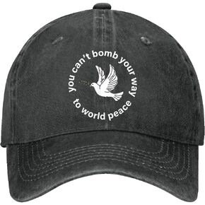 You Can't Bomb Your Way to World-Peace Hats for Her Fashion Washed Distressed in Kuwait
