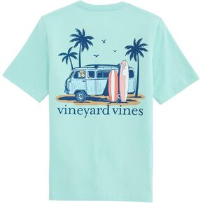 Vineyard Vines Boys' Boys' Pup and Surf Van Short-Sleeve Pocket Tee in Saudi Arabia