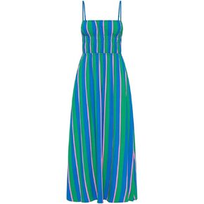 Women's Sleeveless Loose Waist Vest Dress Suitable for Party Wedding Daily(Large) Blue in Saudi Arabia