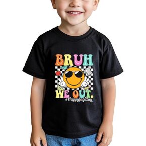 Boys Last Day of School Shirt for Girls Kids Summer T-Shirts Toddler Tops Tee Short Sleeve 3-8T in Saudi Arabia