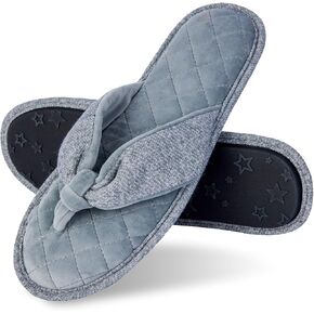 60D Memory Foam Thong Flip Flops, Women's Cozy Open Toe Slippers, Comfort Lightweight Indoor Shoes in Saudi Arabia