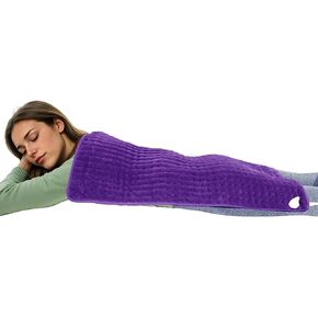 CooCoCo Electric Heating Pads for Women, FSA Eligible Heat Pad for Back Pain & Period Cramps, HSA Store Approved Items, Machine Washable 17''x 33'', Purple in Saudi Arabia