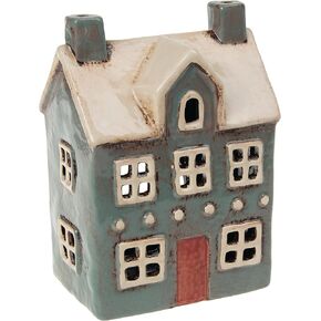Village Pottery Traditional House Grey Tealight in Saudi Arabia