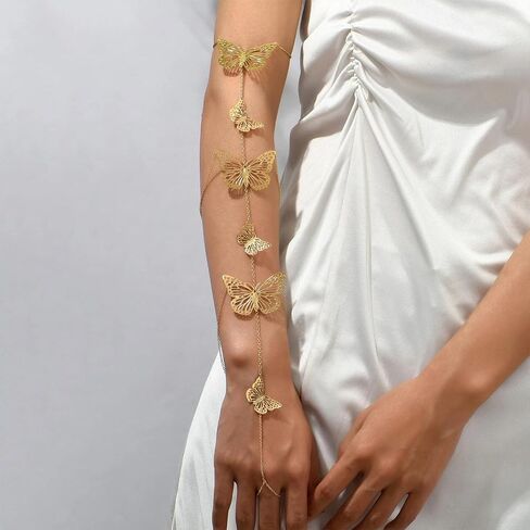 Arm Cuff Jewelry for Women, Tassel Upper Arm Chain Bracelet, Trendy Gold Arm Cuff Upper Arm Band, Adjustable Golden Upper Arm Accessories in Saudi Arabia