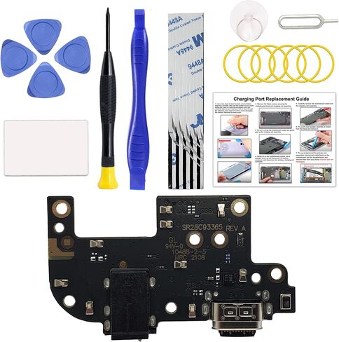 for Moto G Stylus 2021 5G USB Charging Port Replacement, Type C Dock Board Connector for G Stylus 2021 5G XT2131 Series (Not for 4G XT2115), with Tools & Instruction in Kuwait