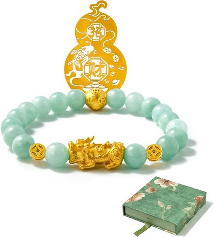MYDAYS&DESIGN Feng Shui Wealth Bracelet, Pixiu Money Bracelet for Women Men, Lucky Charm to Attract Wealth, Luck and Prosperity, Protection Fengshui Jewelry Gift for Mother and Father in Saudi Arabia