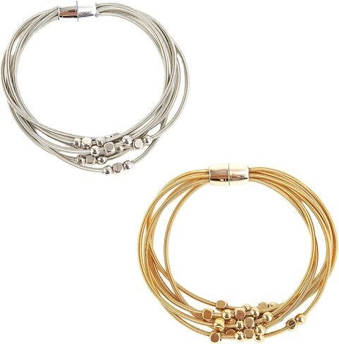 Fidget Bracelet for Women,2 Pack Trichotillomania Relief Skin Picking Fidget Bead Bracelets,Anti Skin Picking Prevention Tools for Anxiety Relief, Sensory Bead Bracelet for Hair Pulling Relief in Saudi Arabia