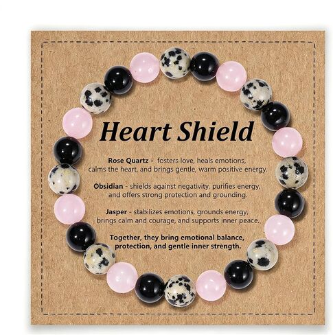 8mm Natural Stone Beaded Bracelet for Women Healing Crystal for Men Stress Relief Jewelry Gift in Saudi Arabia