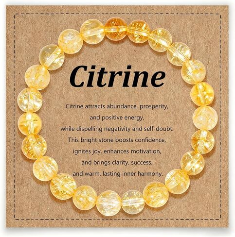 8mm Natural Stone Beaded Bracelet for Women Healing Crystal for Men Stress Relief Jewelry Gift in Saudi Arabia