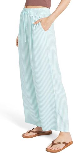 Billabong Women's Premium Quality Rayon High Waisted Wide Leg Beach Pants in Kuwait