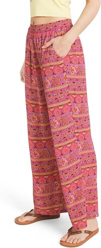 Billabong Women's Premium Quality Rayon High Waisted Wide Leg Beach Pants in Kuwait