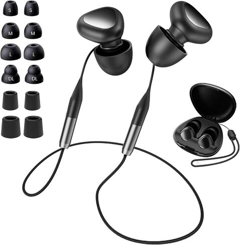 Reusable Ear Plugs for Sleeping & Concerts with Magnetic Cord – 45dB Noise Reduction, Ultra-Comfy Silicone & Foam Tips, Anti-Loss Design, 6 Pairs for Travel, Focus & Hearing Protection in Saudi Arabia