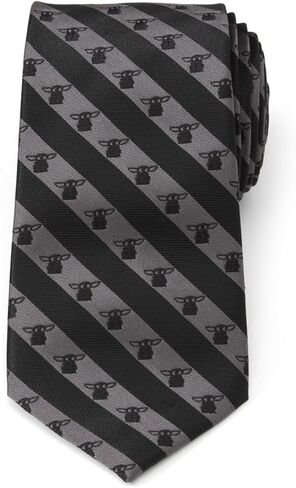 Cufflinks Inc. The Child Charcoal Stripe Men's Tie The Mandalorian Official Merch in Kuwait