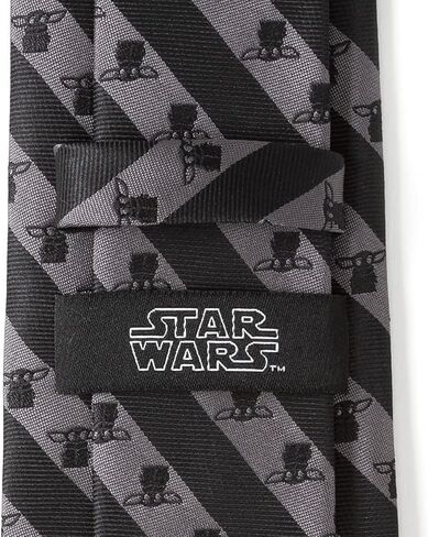 Cufflinks Inc. The Child Charcoal Stripe Men's Tie The Mandalorian Official Merch in Kuwait