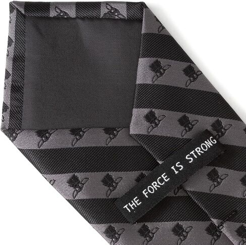 Cufflinks Inc. The Child Charcoal Stripe Men's Tie The Mandalorian Official Merch in Kuwait