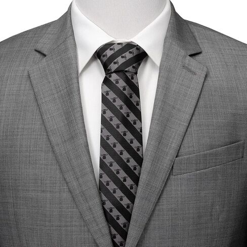 Cufflinks Inc. The Child Charcoal Stripe Men's Tie The Mandalorian Official Merch in Kuwait