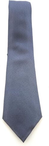 Emporio Armani Steel Blue Solid Textured Men's Tie – Made in Italy in Kuwait