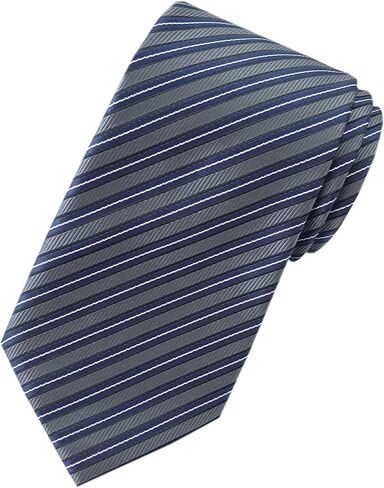 Extra Long Tie 63" Stripe Men's Jacquard XL Necktie in Saudi Arabia
