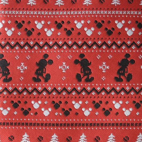 Cufflinks Inc. Mickey Fair Isle Red Men's Tie in Kuwait