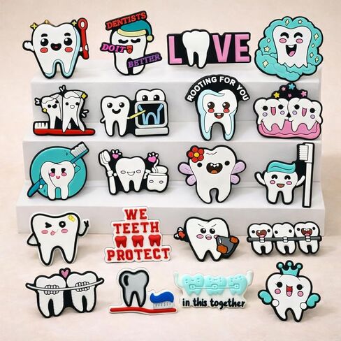 Shoe Charms for Unisex Teens, Different Cute Shoe Decoration Accessories, Fun Snap-On Charms for Men Women in Kuwait
