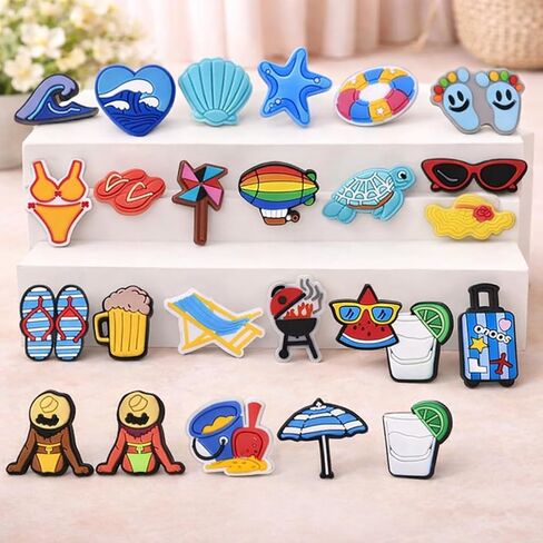 Shoe Charms for Unisex Teens, Different Cute Shoe Decoration Accessories, Fun Snap-On Charms for Men Women in Kuwait