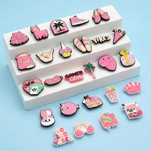 Shoe Charms for Unisex Teens, Different Cute Shoe Decoration Accessories, Fun Snap-On Charms for Men Women in Kuwait