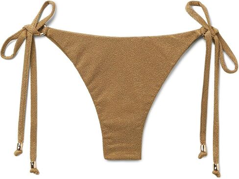 CALZEDONIA Woman's Laced Brazilian Swimsuit Bottom Sophisticated Shine in Kuwait