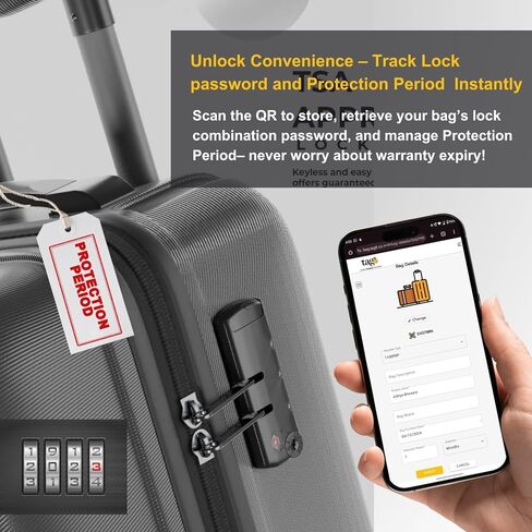 [Pack 2] tag8 South Africa Flag Smart Luggage tag |Trendy Luggage tag ID Identification | Suitcase Tag | Fashionable Digital Name tag | Airline Compliant, SITA World Tracer Code Enabled | Gift idea in Saudi Arabia