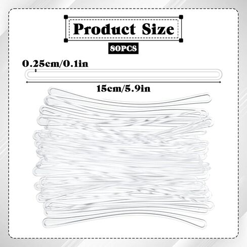 80Pcs Bag Tag Loops, Luggage Tag Loops, Clear Plastic Luggage Tags Strap Luggages Handle Wrap, Luggages Straps for Suitcases for Identification, ID Card, Bag Tags in Kuwait