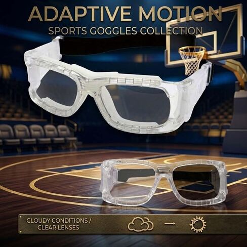 photochromic frame and lens Basketball Dribbling Glasses Sports Protective Eyewear Goggles for Men Women in Saudi Arabia