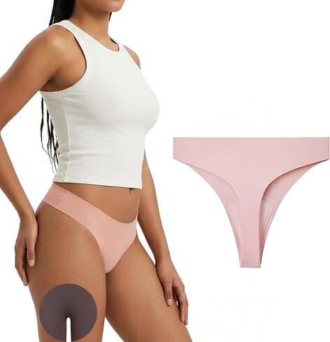 Seamless Thong for Women No Show Toe Thongs Invisible Panty Camel Proof Underwear Liners Comfortable Workout G String in Saudi Arabia
