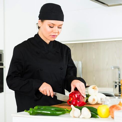 4 Pack Adjustable Tie Back Chef Cap - Breathable Cooking Kitchen Hat for Women & Men in Saudi Arabia