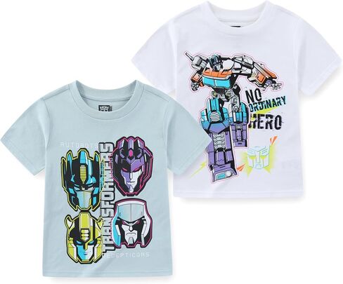 Transformers Boys 2 Pack Short Sleeve T-Shirt for Big Kids in Kuwait