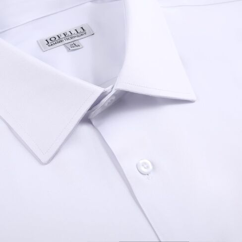 Men's Dress Shirt 4-Way Stretch Slim Fit Business, Casual, Prom, Wedding Button Down Shirts in Saudi Arabia