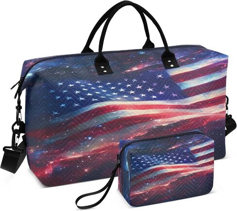 Cat Travel Gym Bag, Gray Cartoon Cats Weekender Overnight Duffle for Women with Toiletry Bag Travel Tote in Kuwait