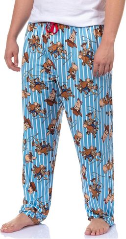 بيجامات ديزني توي ستوري للرجال من Woody وBullseye Lasso Stipe Lounge Sleep Pants in Kuwait