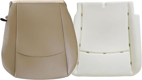 GXARTS Driver Side Bottom Replacement Microfiber Leather Seat Cover and Foam Cushion Pad Compatible with Dodge Ram 1500 2500 3500 4500 5500 Laramie 2009 2010 2011 2012 in Kuwait